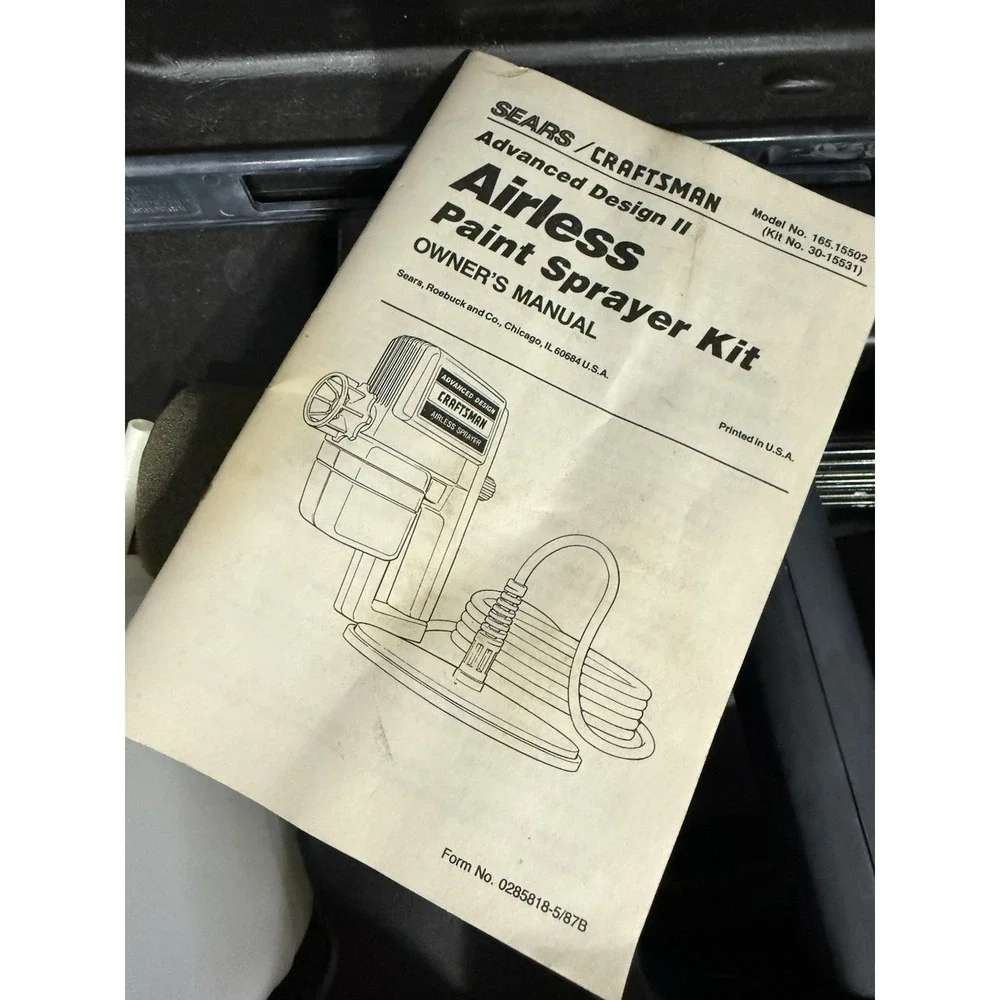 CRAFTSMAN‎ Airless Spray Painter Advanced Design II w Case 165.15502